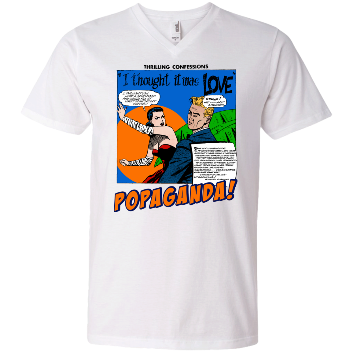 Pop Art Vintage Comics Lichtenstein Style - Popaganda 09 Tee&Tank Men/Unisex Pimamour