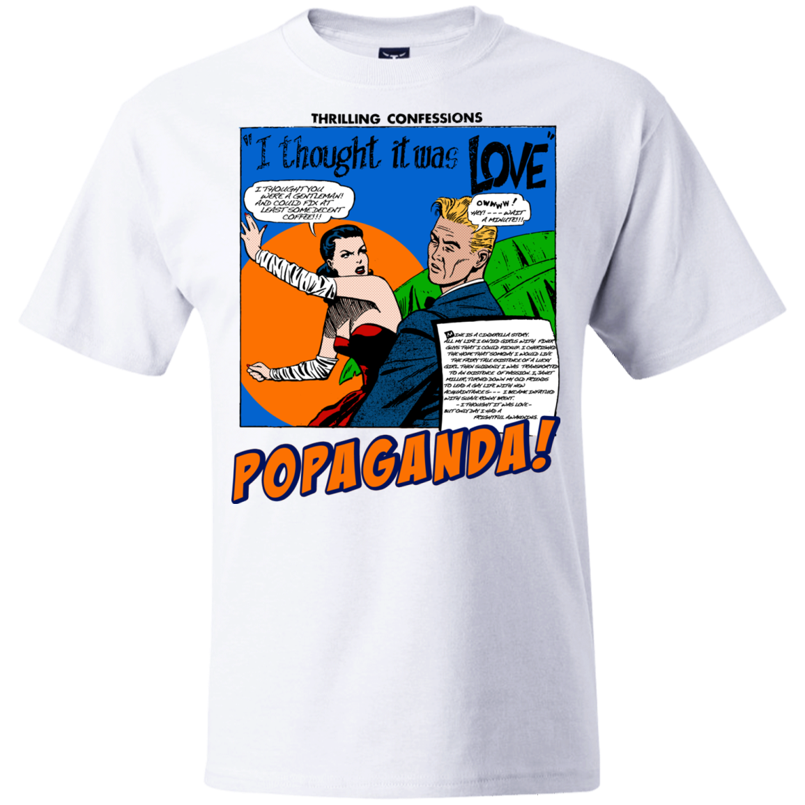 Pop Art Vintage Comics Lichtenstein Style - Popaganda 09 Tee&Tank Men/Unisex Pimamour