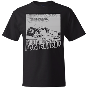 Pop Art Vintage Comics Lichtenstein Style - Popaganda 10 B&W Tee&Tank Men/Unisex Pimamour
