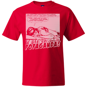 Pop Art Vintage Comics Lichtenstein Style - Popaganda 10 B&W Tee&Tank Men/Unisex Pimamour