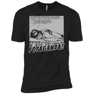 Pop Art Vintage Comics Lichtenstein Style - Popaganda 10 B&W Tee&Tank Men/Unisex Pimamour