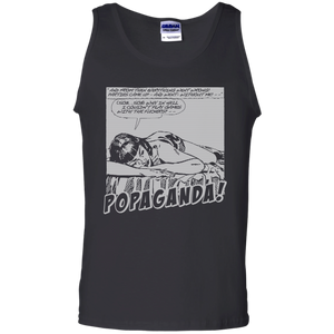 Pop Art Vintage Comics Lichtenstein Style - Popaganda 10 B&W Tee&Tank Men/Unisex Pimamour