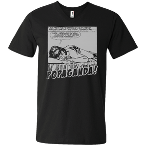 Pop Art Vintage Comics Lichtenstein Style - Popaganda 10 B&W Tee&Tank Men/Unisex Pimamour