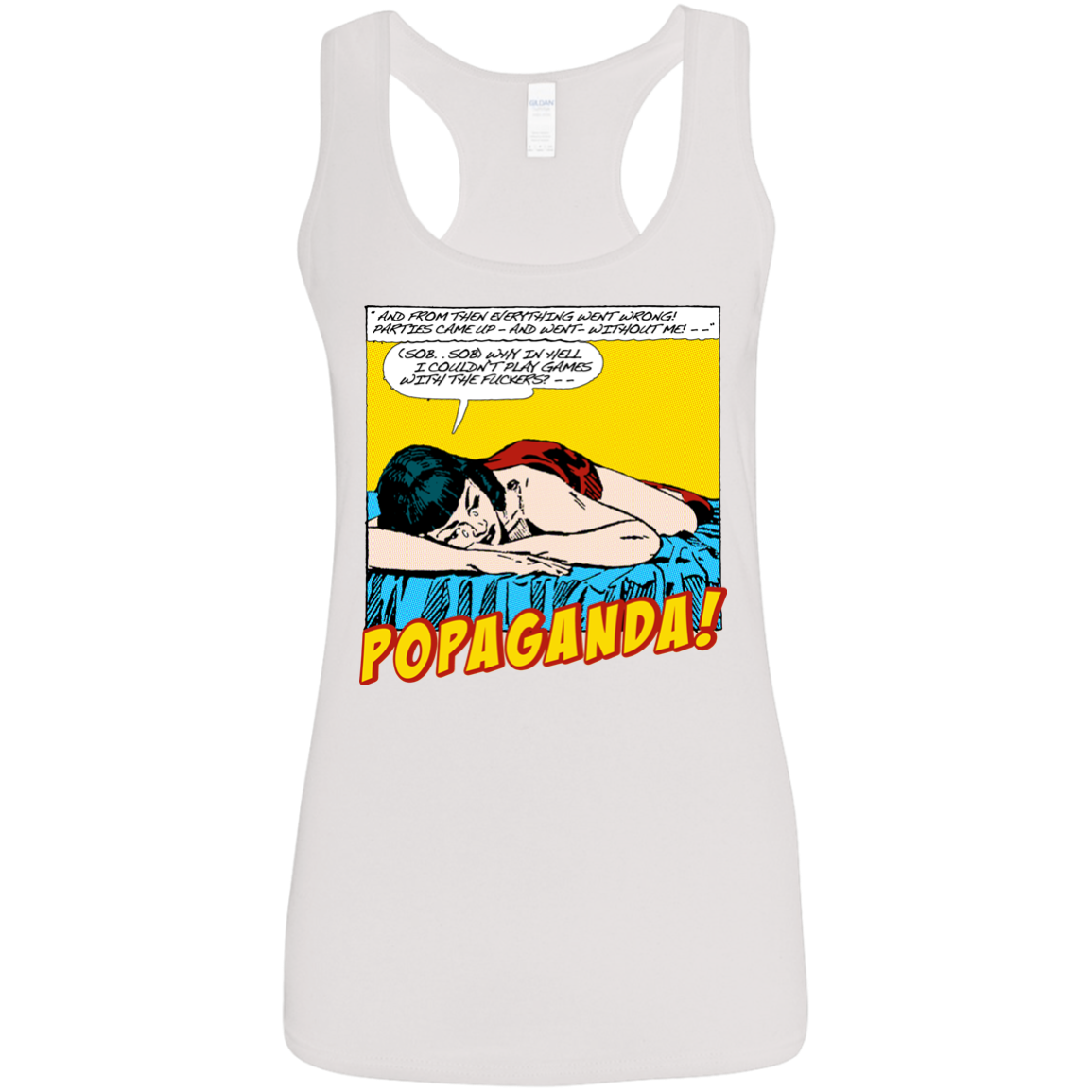 Pop Art Vintage Comics Lichtenstein Style - Popaganda 10 Tee&Tank Lady Pimamour