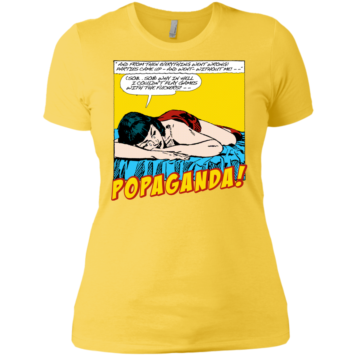 Pop Art Vintage Comics Lichtenstein Style - Popaganda 10 Tee&Tank Lady Pimamour