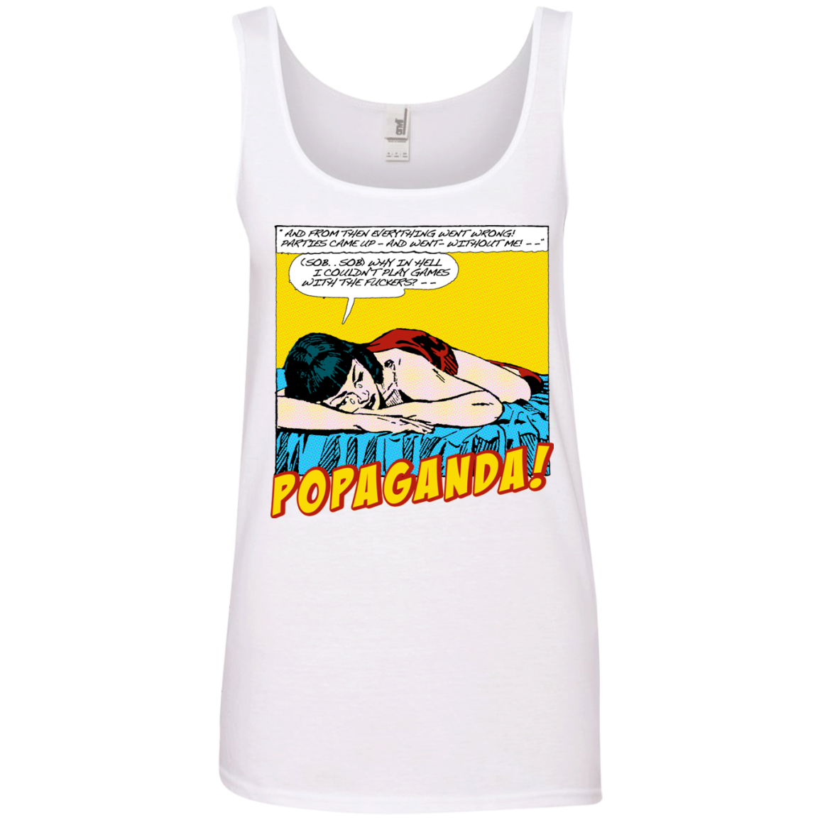 Pop Art Vintage Comics Lichtenstein Style - Popaganda 10 Tee&Tank Lady Pimamour