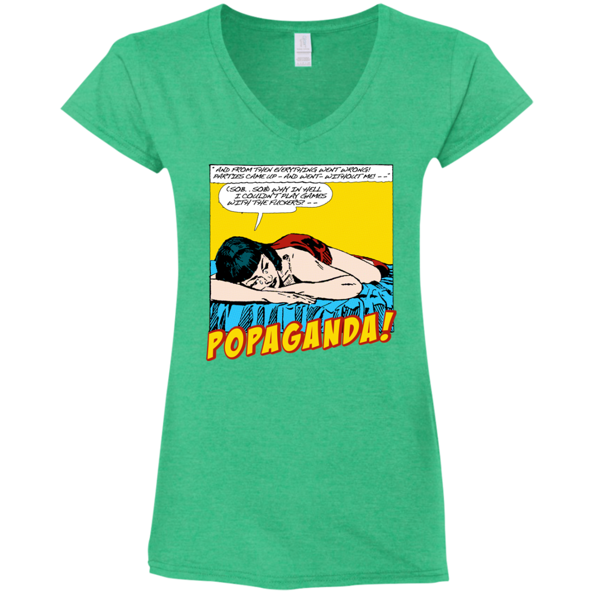 Pop Art Vintage Comics Lichtenstein Style - Popaganda 10 Tee&Tank Lady Pimamour