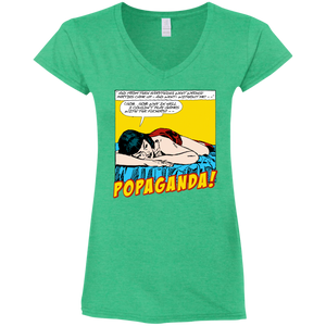 Pop Art Vintage Comics Lichtenstein Style - Popaganda 10 Tee&Tank Lady Pimamour