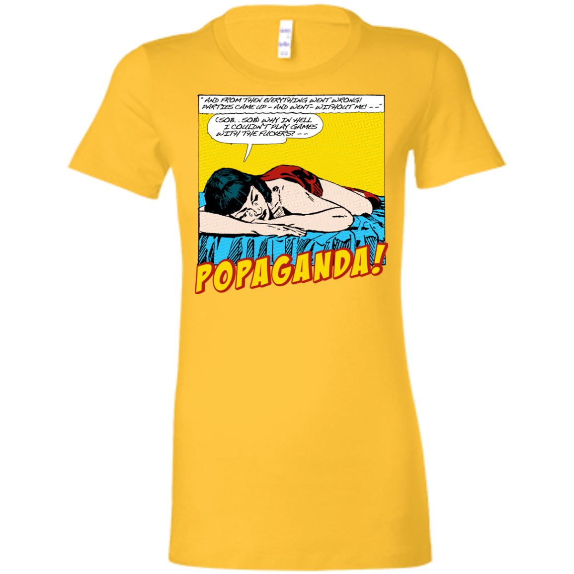 Pop Art Vintage Comics Lichtenstein Style - Popaganda 10 Tee&Tank Lady Pimamour