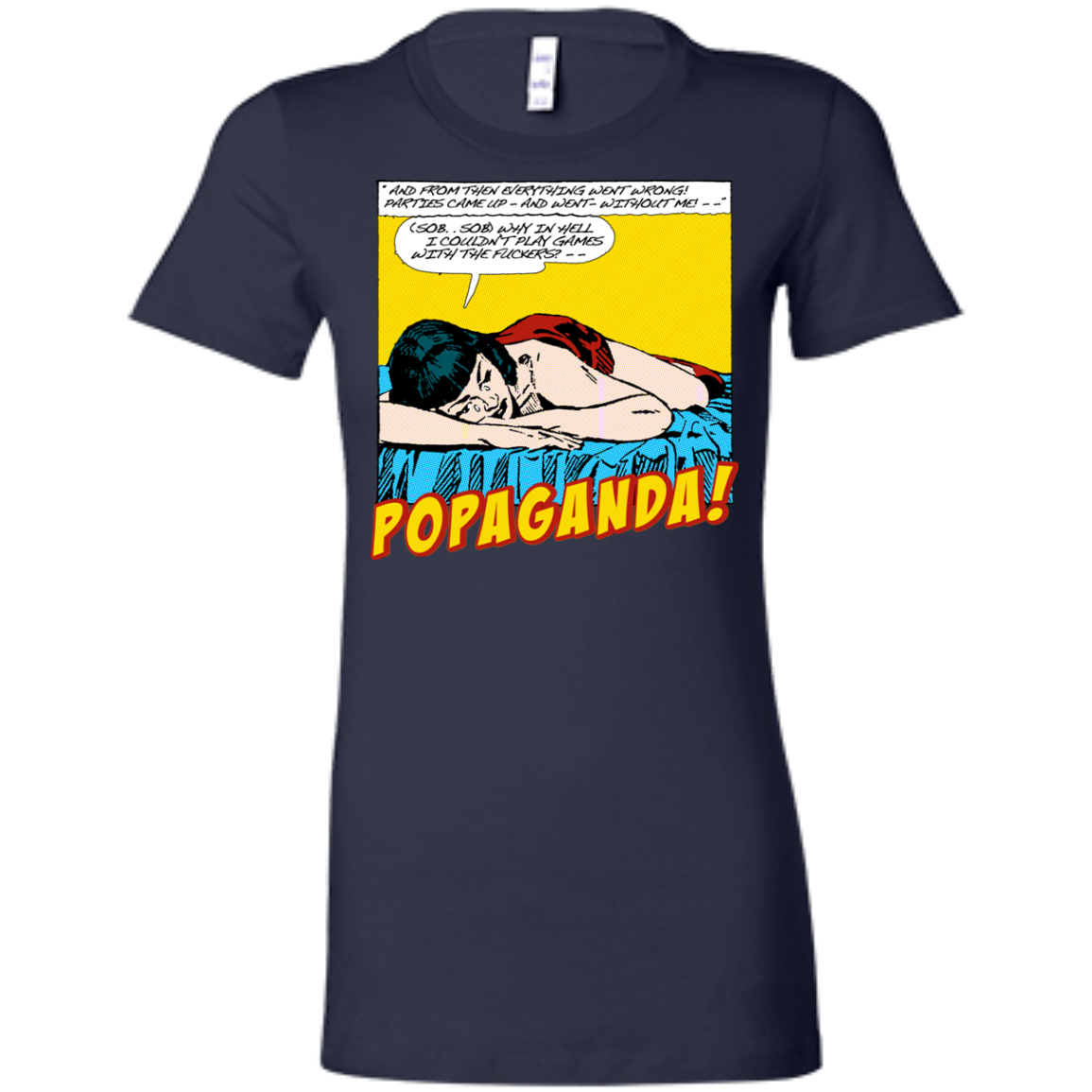 Pop Art Vintage Comics Lichtenstein Style - Popaganda 10 Tee&Tank Lady Pimamour