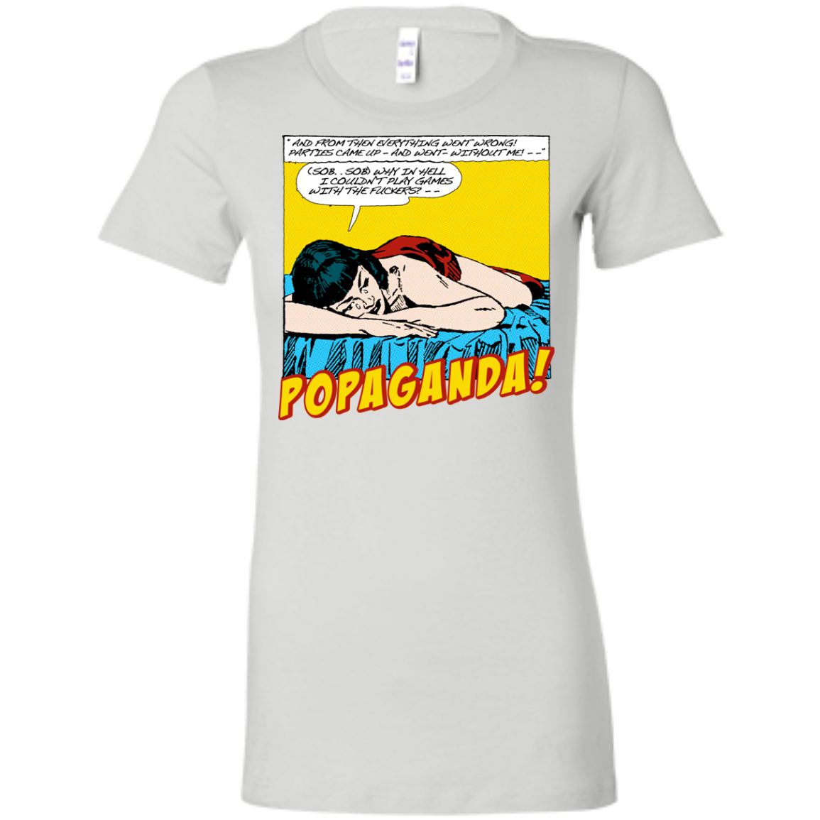 Pop Art Vintage Comics Lichtenstein Style - Popaganda 10 Tee&Tank Lady Pimamour