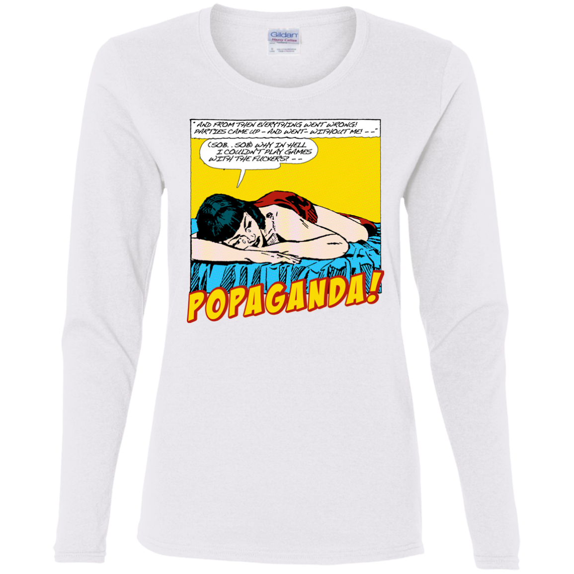 Pop Art Vintage Comics Lichtenstein Style - Popaganda 10 Tee&Tank Lady Pimamour