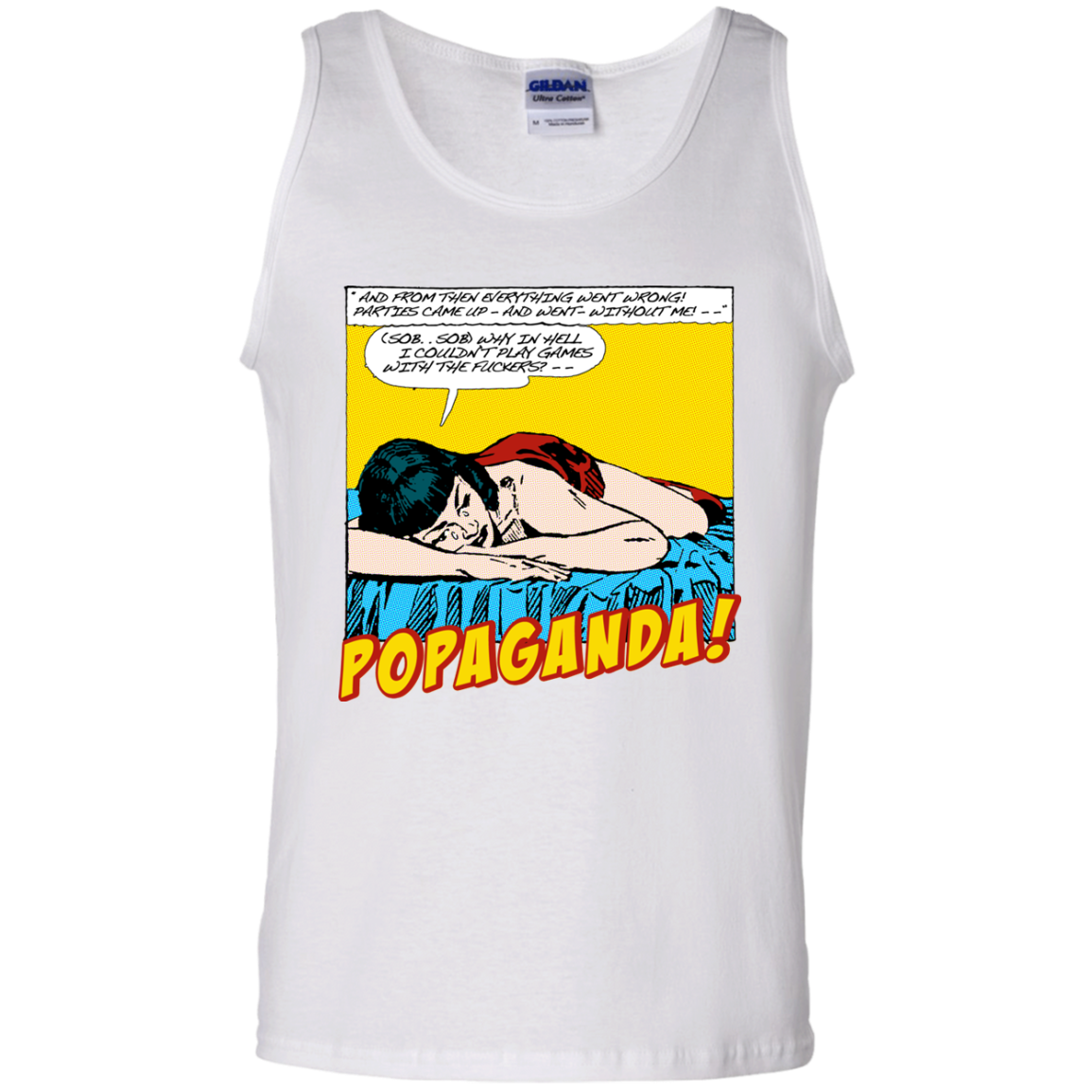 Pop Art Vintage Comics Lichtenstein Style - Popaganda 10 Tee&Tank Men/Unisex Pimamour