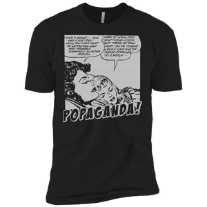 Pop Art Vintage Comics Lichtenstein Style - Popaganda 11 B&W Tee&Tank Men/Unisex Pimamour