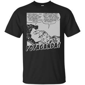 Pop Art Vintage Comics Lichtenstein Style - Popaganda 11 B&W Tee&Tank Men/Unisex Pimamour