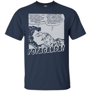 Pop Art Vintage Comics Lichtenstein Style - Popaganda 11 B&W Tee&Tank Men/Unisex Pimamour