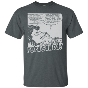 Pop Art Vintage Comics Lichtenstein Style - Popaganda 11 B&W Tee&Tank Men/Unisex Pimamour