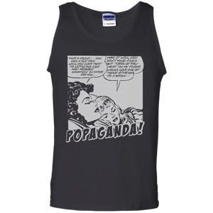 Pop Art Vintage Comics Lichtenstein Style - Popaganda 11 B&W Tee&Tank Men/Unisex Pimamour