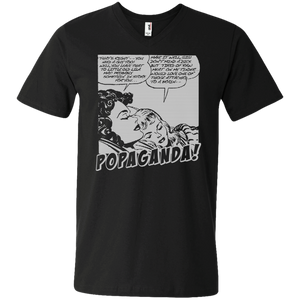 Pop Art Vintage Comics Lichtenstein Style - Popaganda 11 B&W Tee&Tank Men/Unisex Pimamour