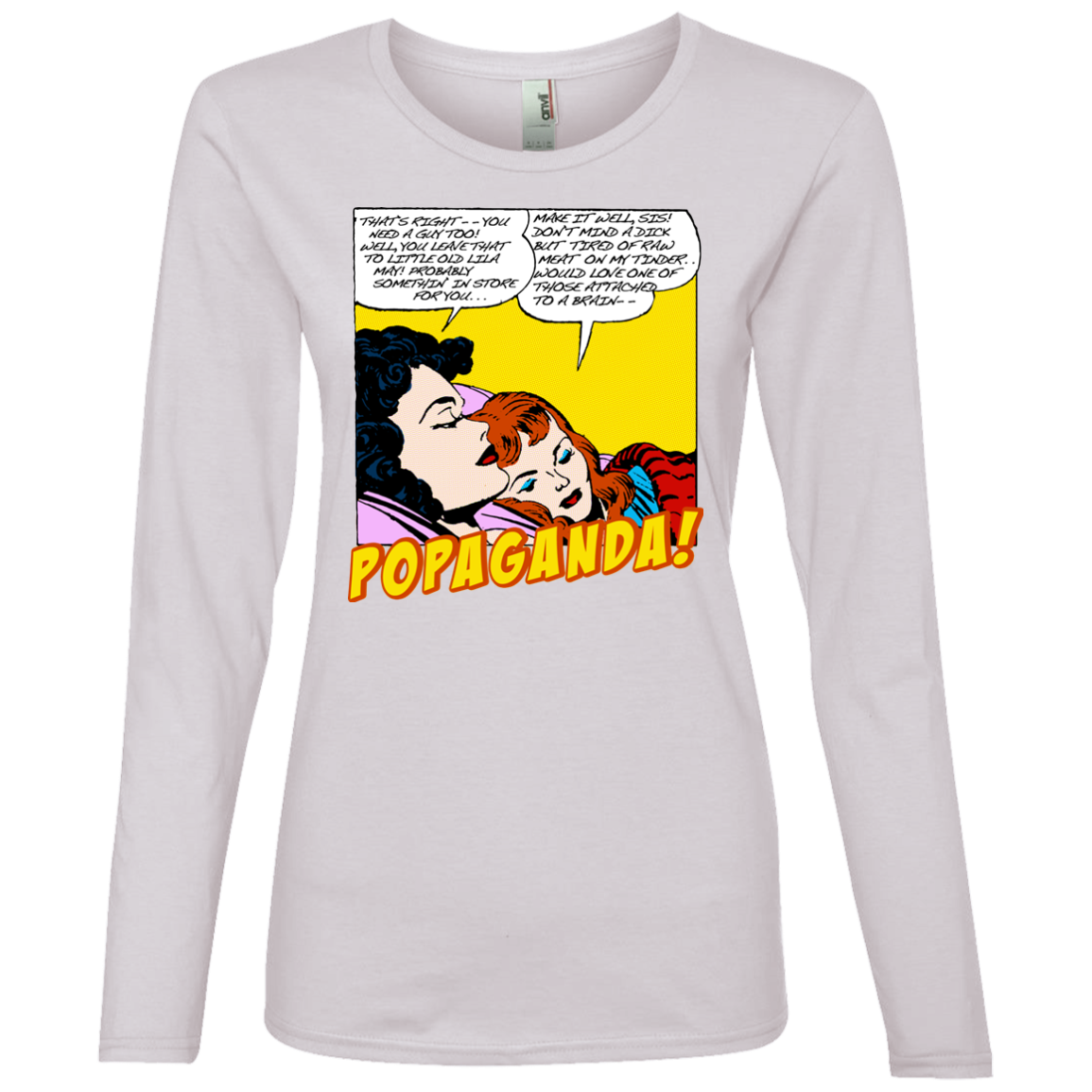 Pop Art Vintage Comics Lichtenstein Style - Popaganda 11 Tee&Tank Lady Pimamour