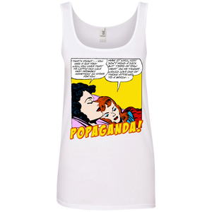 Pop Art Vintage Comics Lichtenstein Style - Popaganda 11 Tee&Tank Lady Pimamour