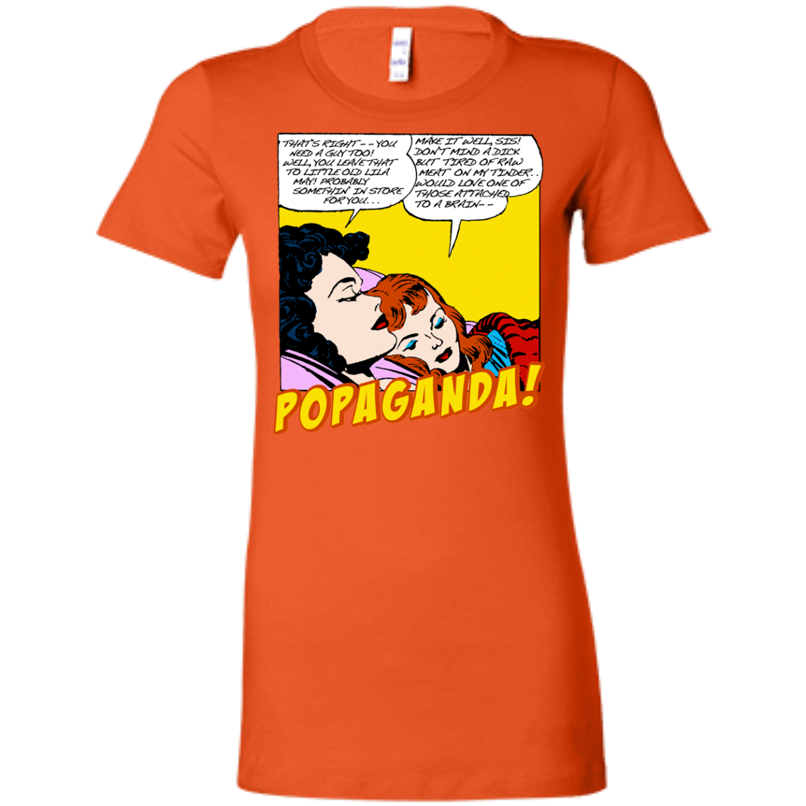 Pop Art Vintage Comics Lichtenstein Style - Popaganda 11 Tee&Tank Lady Pimamour