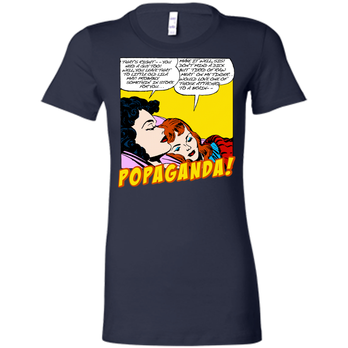 Pop Art Vintage Comics Lichtenstein Style - Popaganda 11 Tee&Tank Lady Pimamour