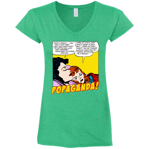 Pop Art Vintage Comics Lichtenstein Style - Popaganda 11 Tee&Tank Lady Pimamour