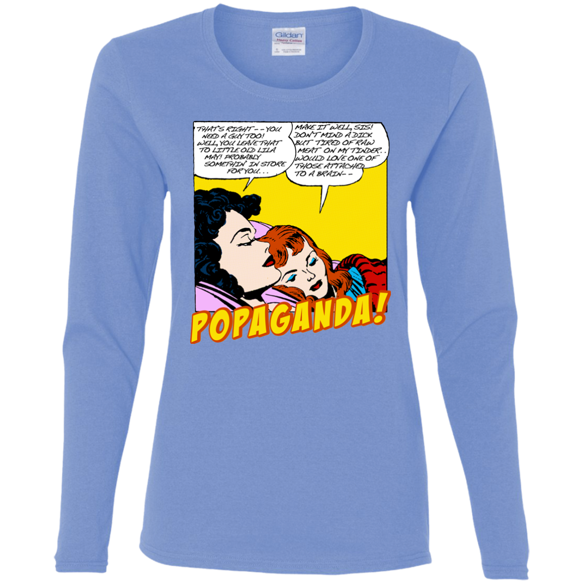 Pop Art Vintage Comics Lichtenstein Style - Popaganda 11 Tee&Tank Lady Pimamour