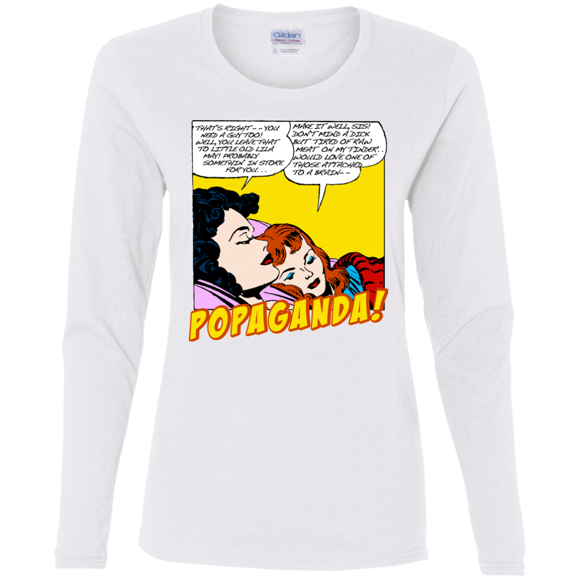 Pop Art Vintage Comics Lichtenstein Style - Popaganda 11 Tee&Tank Lady Pimamour