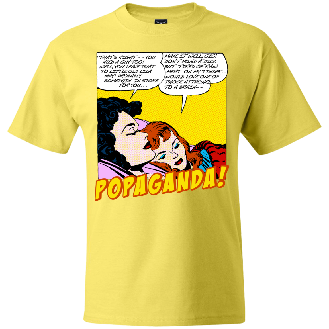 Pop Art Vintage Comics Lichtenstein Style - Popaganda 11 Tee&Tank Men/Unisex Pimamour