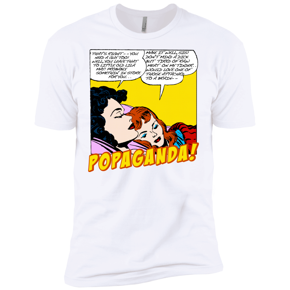 Pop Art Vintage Comics Lichtenstein Style - Popaganda 11 Tee&Tank Men/Unisex Pimamour