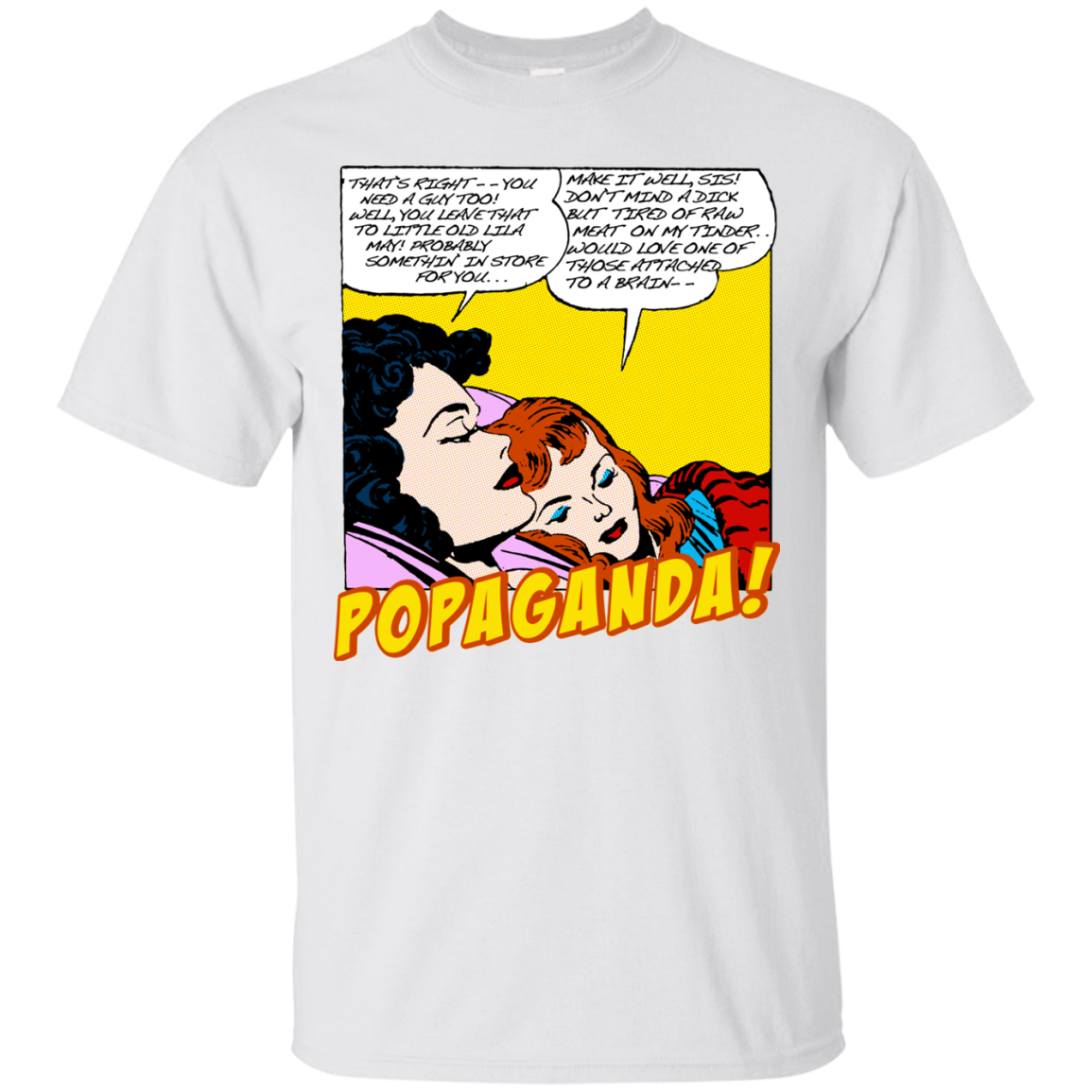 Pop Art Vintage Comics Lichtenstein Style - Popaganda 11 Tee&Tank Men/Unisex Pimamour