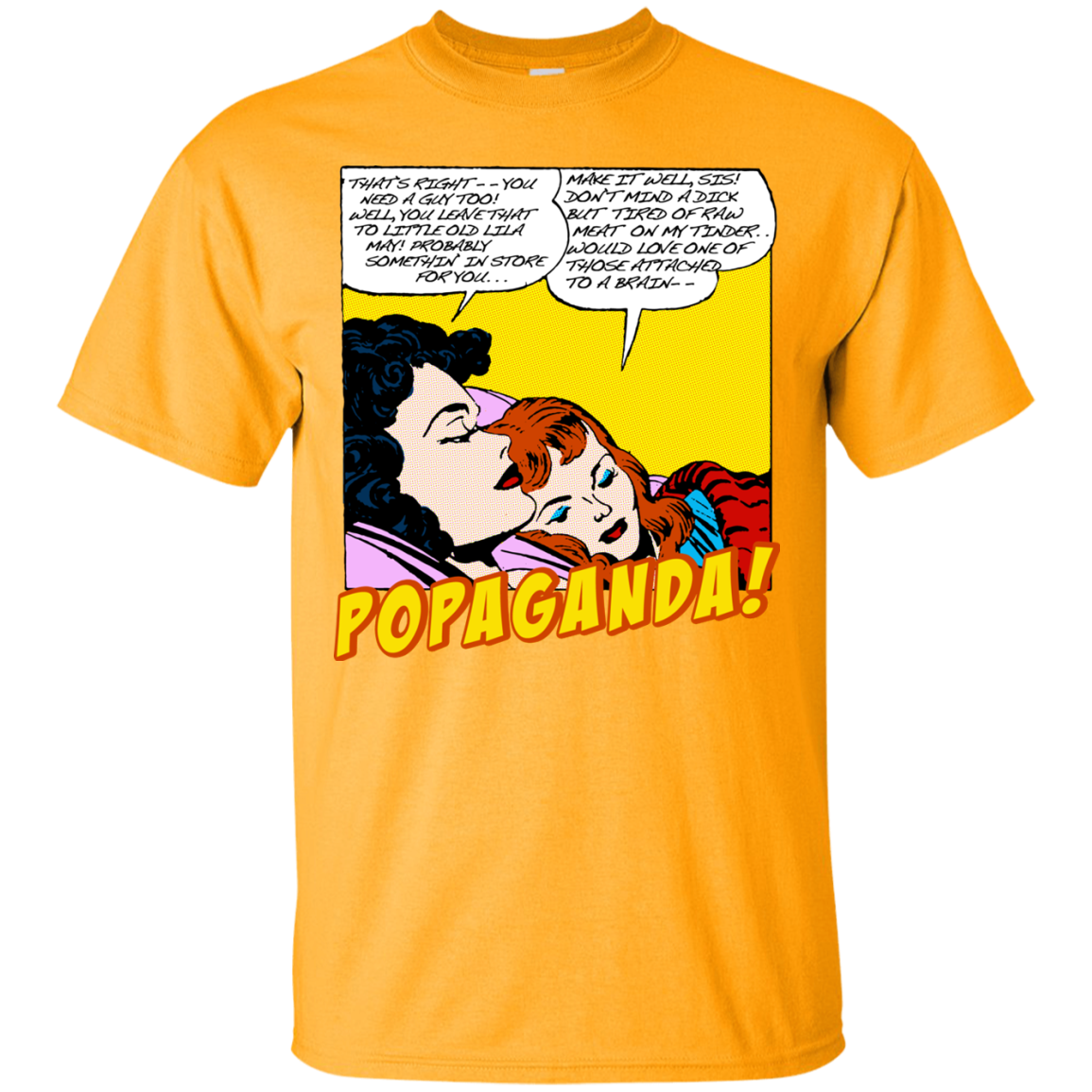 Pop Art Vintage Comics Lichtenstein Style - Popaganda 11 Tee&Tank Men/Unisex Pimamour