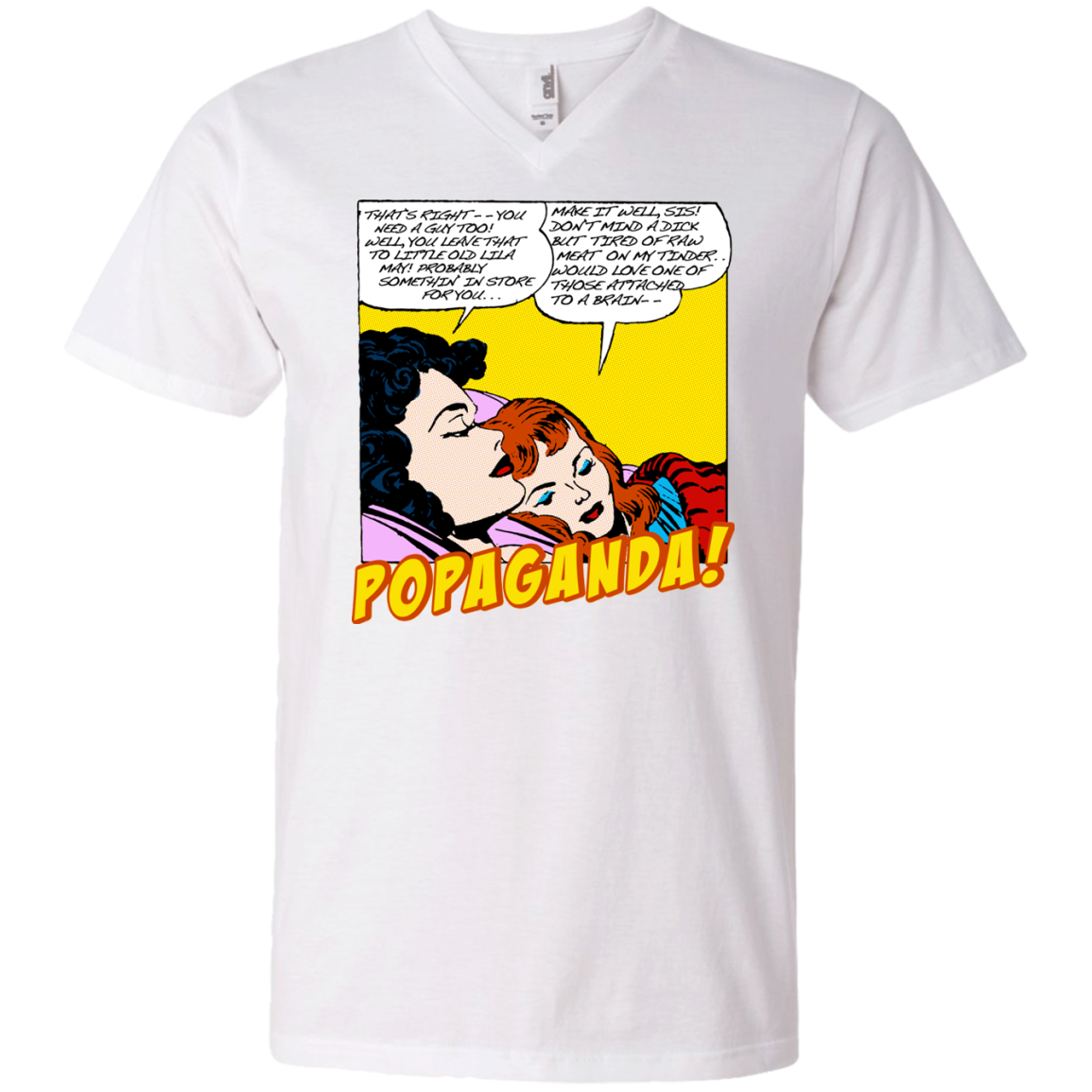 Pop Art Vintage Comics Lichtenstein Style - Popaganda 11 Tee&Tank Men/Unisex Pimamour