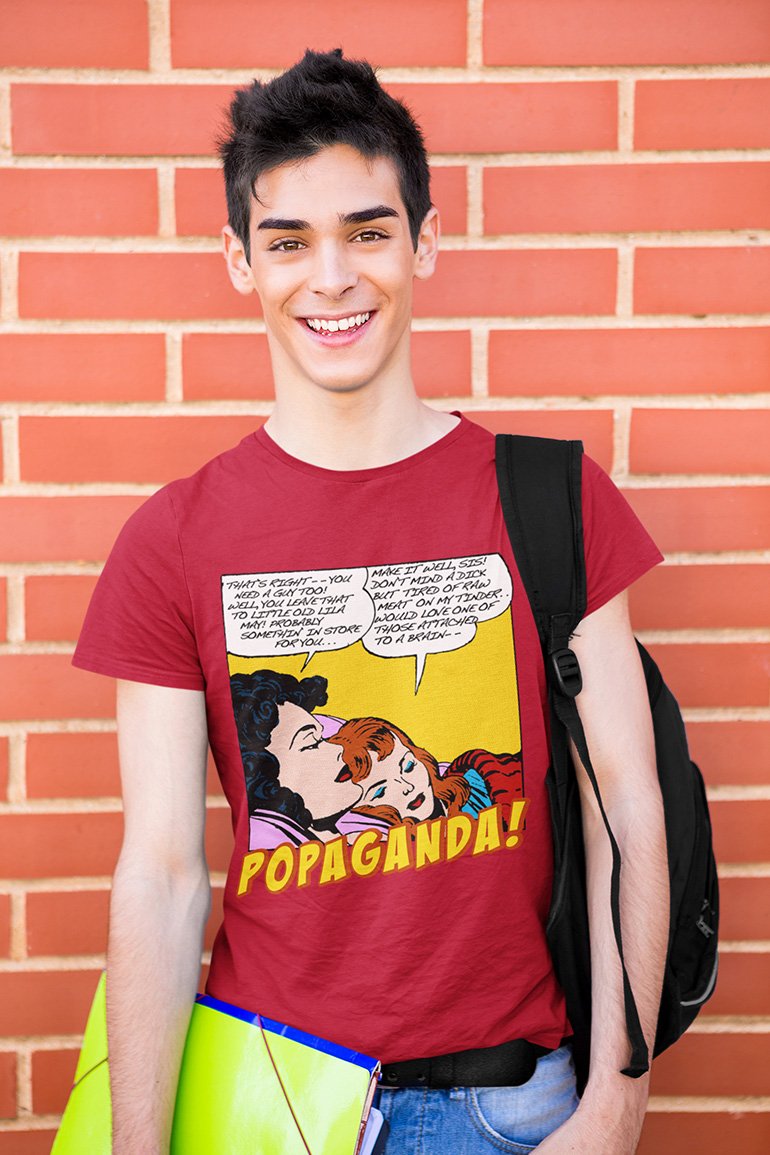 Pop Art Vintage Comics Lichtenstein Style - Popaganda 11 Tee&Tank Men/Unisex Pimamour