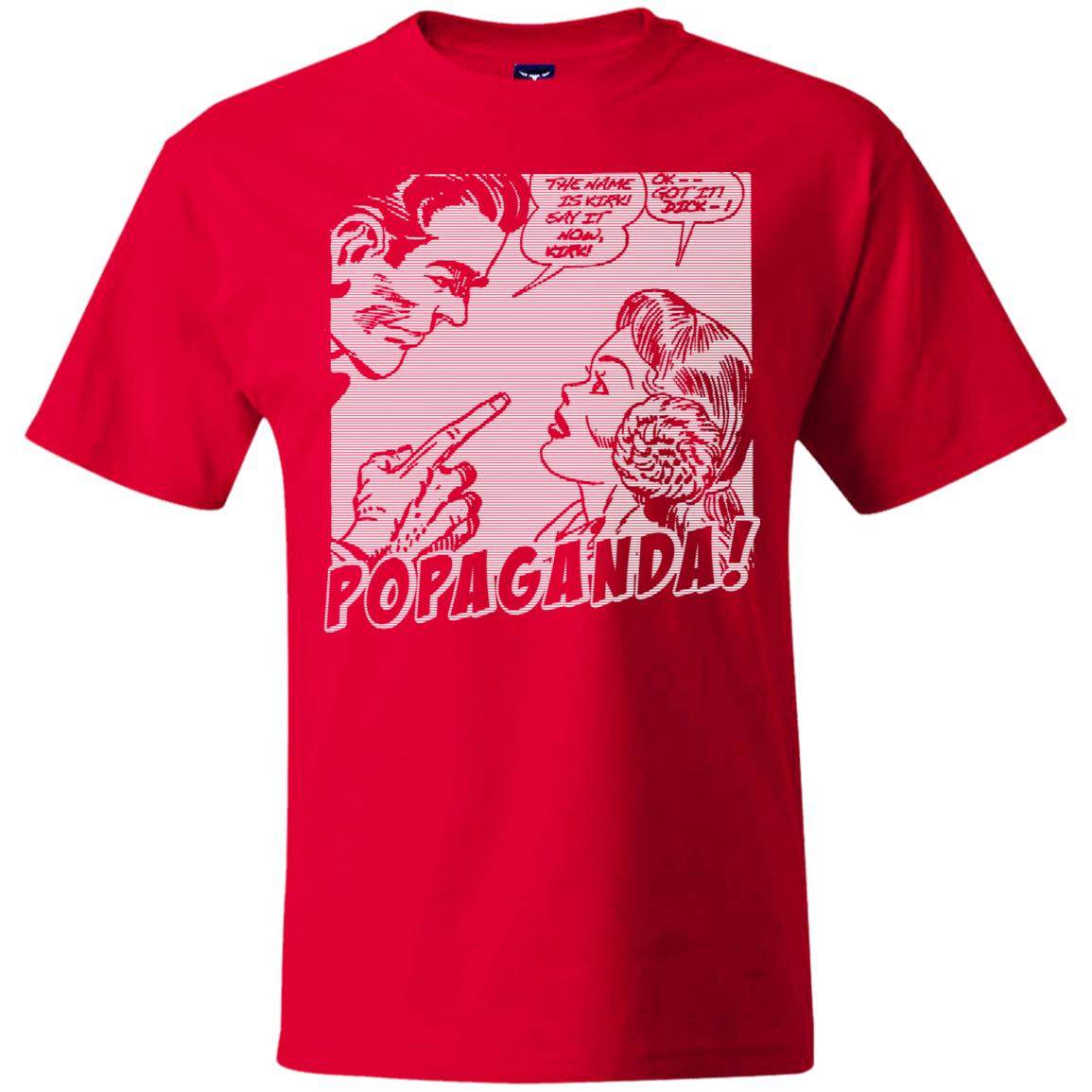 Pop Art Vintage Comics Lichtenstein Style - Popaganda 12 B&W Tee&Tank Men/Unisex Pimamour