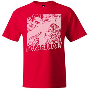 Pop Art Vintage Comics Lichtenstein Style - Popaganda 12 B&W Tee&Tank Men/Unisex Pimamour