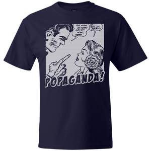 Pop Art Vintage Comics Lichtenstein Style - Popaganda 12 B&W Tee&Tank Men/Unisex Pimamour