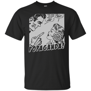 Pop Art Vintage Comics Lichtenstein Style - Popaganda 12 B&W Tee&Tank Men/Unisex Pimamour