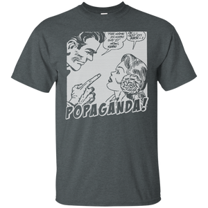 Pop Art Vintage Comics Lichtenstein Style - Popaganda 12 B&W Tee&Tank Men/Unisex Pimamour