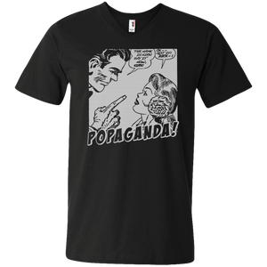 Pop Art Vintage Comics Lichtenstein Style - Popaganda 12 B&W Tee&Tank Men/Unisex Pimamour