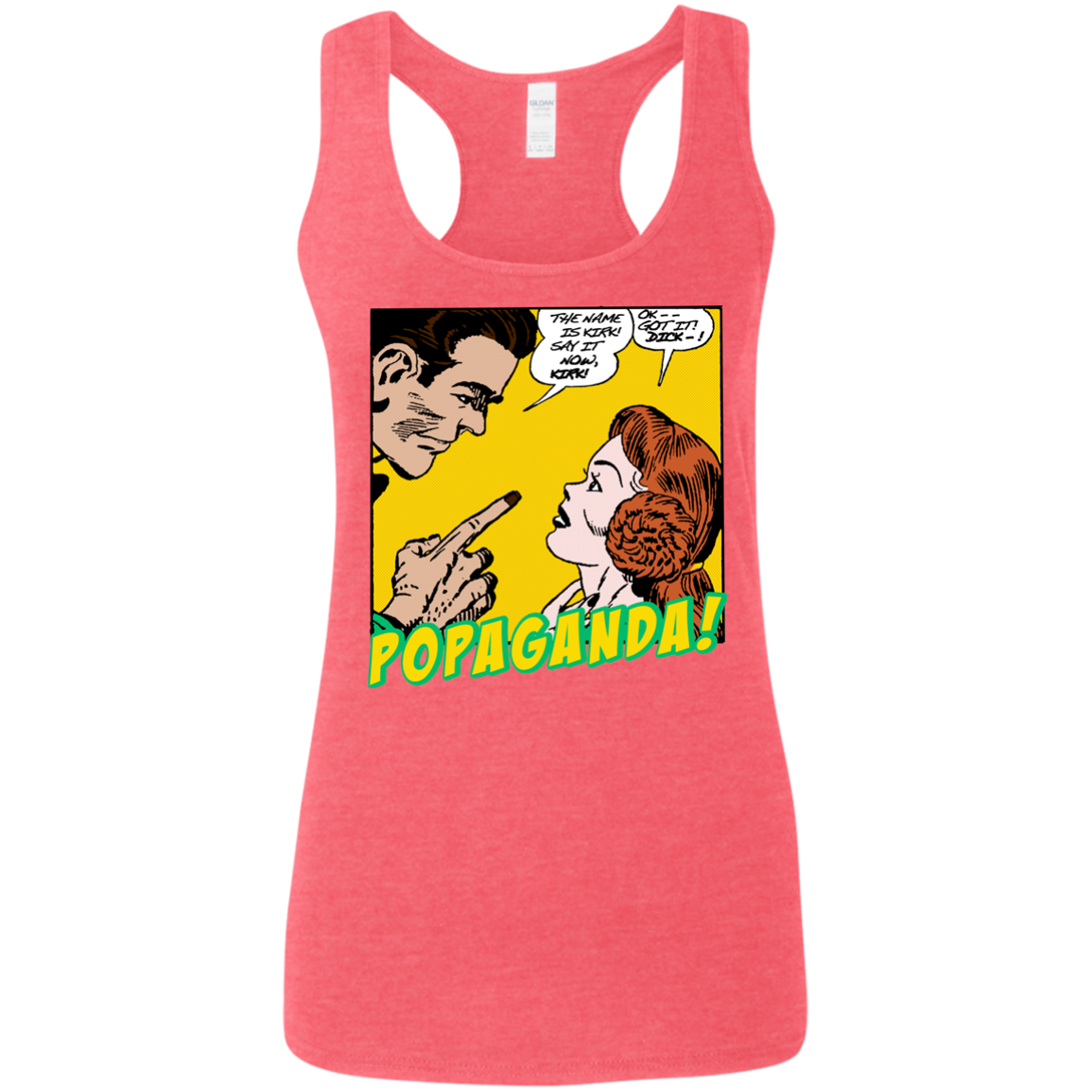 Pop Art Vintage Comics Lichtenstein Style - Popaganda 12 Tee&Tank Lady Pimamour