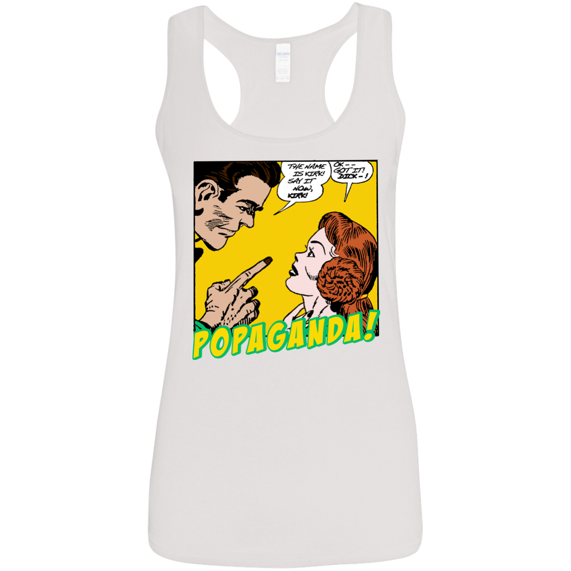 Pop Art Vintage Comics Lichtenstein Style - Popaganda 12 Tee&Tank Lady Pimamour