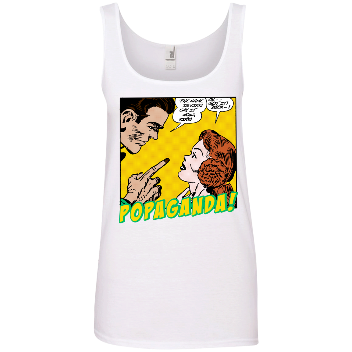 Pop Art Vintage Comics Lichtenstein Style - Popaganda 12 Tee&Tank Lady Pimamour