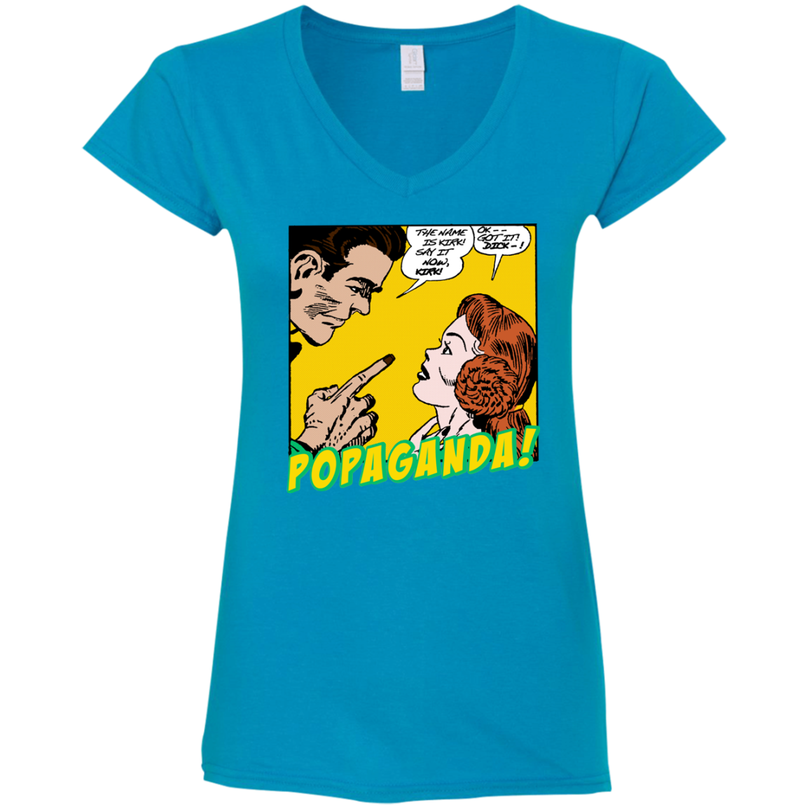 Pop Art Vintage Comics Lichtenstein Style - Popaganda 12 Tee&Tank Lady Pimamour