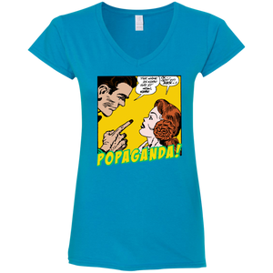 Pop Art Vintage Comics Lichtenstein Style - Popaganda 12 Tee&Tank Lady Pimamour