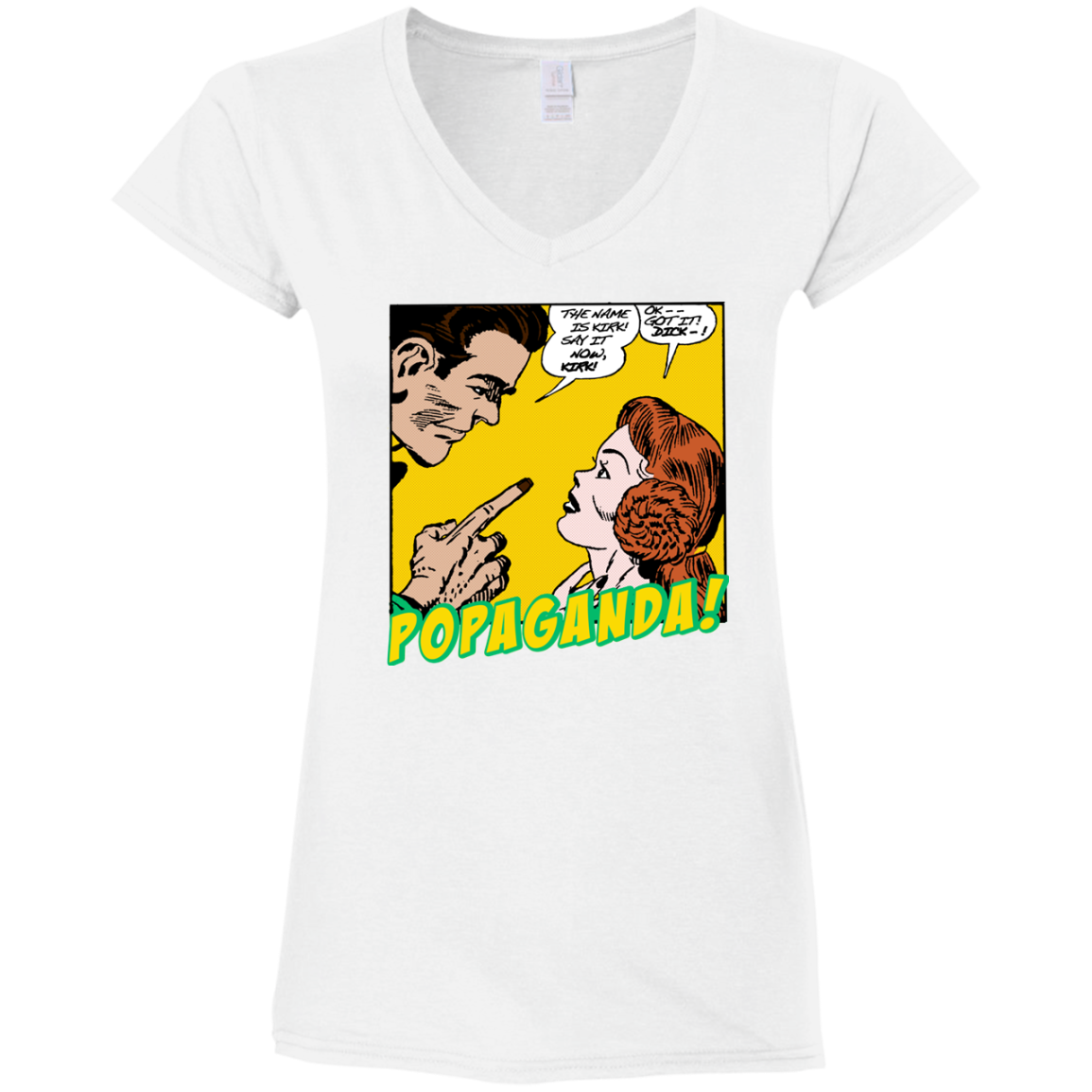 Pop Art Vintage Comics Lichtenstein Style - Popaganda 12 Tee&Tank Lady Pimamour