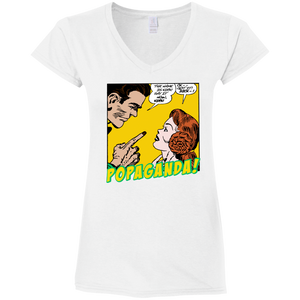 Pop Art Vintage Comics Lichtenstein Style - Popaganda 12 Tee&Tank Lady Pimamour