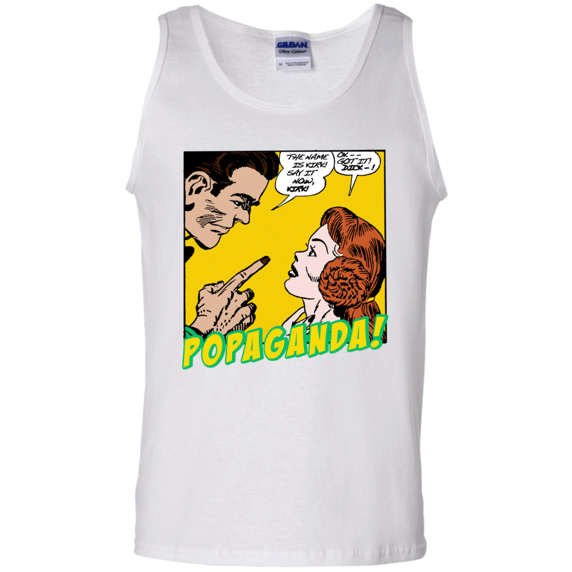 Pop Art Vintage Comics Lichtenstein Style - Popaganda 12 Tee&Tank Men/Unisex Pimamour